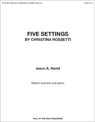 Five Settings by Christina Rossetti Vocal Solo & Collections sheet music cover Thumbnail